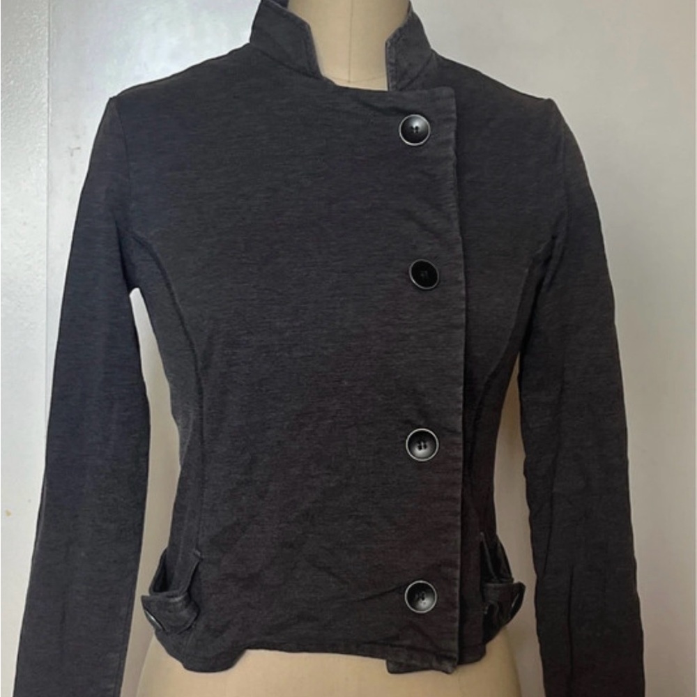 Classic Asymmetrical Button Front Women's Jacket